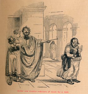 Débiteur et créancier - Saisie de biens pour une dette, 1852