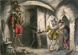 Découverte de Guido Fawkes par Suffolk et Mounteagle - John Leech