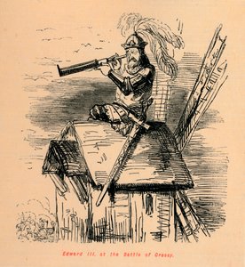 Édouard III à la bataille de Crécy, vers 1860