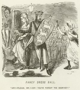 Bal costumé - John Leech