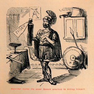 Hannibal fait le discours habituel avant de se tuer, 1852