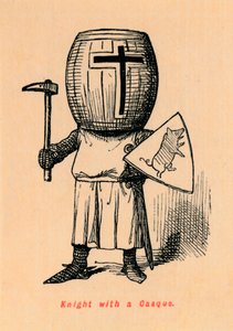 Chevalier avec un casque, vers 1860