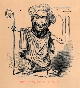 Homme de comédie légère de l