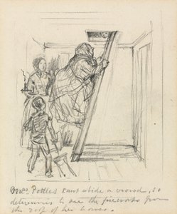 "Mme Pottles ne supporte pas la foule" - John Leech