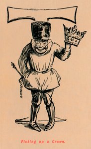 Ramasser une couronne, c1860