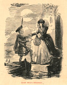 La fuite de la reine Mary, 1897 - John Leech