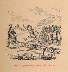 Rémus sautant par-dessus les murs, 1852