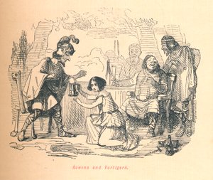 Rowena et Vortigern, vers 1860
