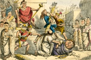 Tarquinius Superbus se fait roi - John Leech