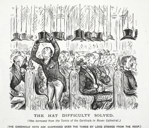 La difficulté du chapeau résolue - John Leech