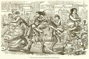Les Romains emportant les femmes sabines