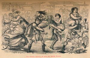 Les Romains emportant les femmes sabines, 1852