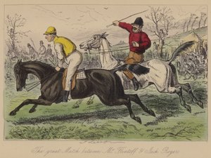 Le grand match entre M. Flintoff et Jack Rogers - John Leech