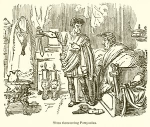 Titus menaçant Pomponius