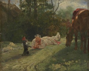 Le chien de spectacle, c. 1875