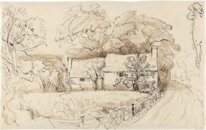 Une ferme à Shoreham - John Linnell