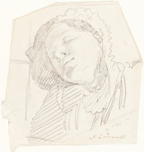Une femme se reposant