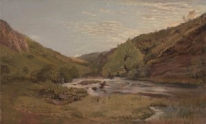 À Dovedale - John Linnell