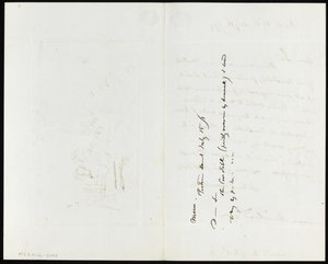 Lettre à James Muirhead