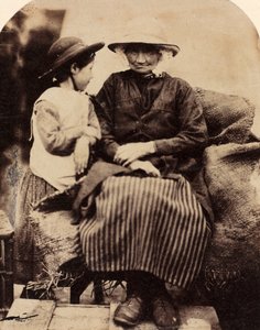 Serviteurs à Rhagatt, Corwen, Pays de Galles du Nord, vers 1860 - John Lloyd