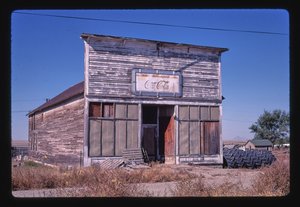 Abandoned Café, Joplin, Montana, États-Unis - John Margolies