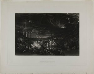 Chute de Ninive, des Illustrations de la Bible