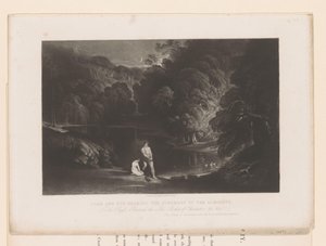 Dieu reproche à Adam et Ève leur péché - John Martin