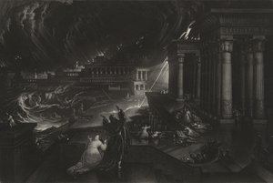 La septième plaie, c.1824 - John Martin