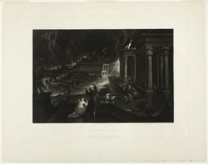 Septième plaie, des Illustrations de la Bible - John Martin