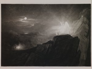 Les Anges gardant le Paradis la nuit, illustration pour « Le Paradis perdu » de John Milton, Livre 4, Ligne 866