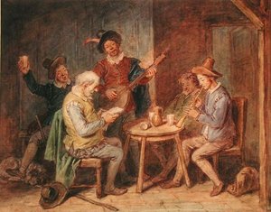 Une fête musicale - John Massey Wright