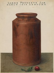 Pot de conservation, vers 1936