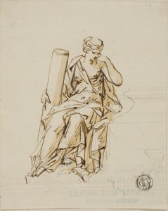Fortitude : Conception non exécutée pour le monument au premier duc de Marlborough - John Michael Rysbrack