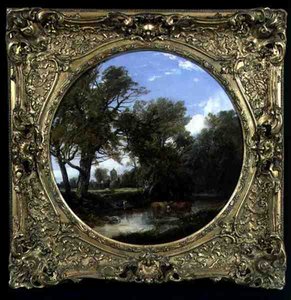 Scène de rivière du Norfolk