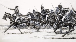Charge de cavalerie - John Millar Watt