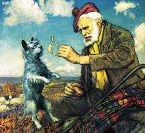 Greyfriars Bobby et Auld Jock - John Millar Watt