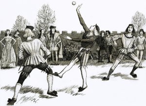 Jeu de Paume, une sorte de handball