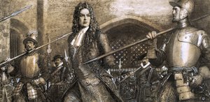 Le duc au goût de trahison, duc de Marlborough (gouache sur papier)