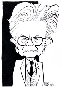 Elias Canetti, caricatures - John Minnion