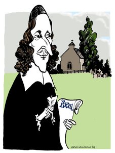 George Herbert - Poète gallois, orateur, prêtre anglican - John Minnion