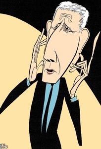 Jonathan Miller, caricature de John Minnion - John Minnion