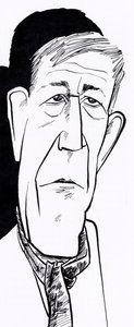 Oskar Kokoschka, caricatures - John Minnion