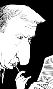 Richard Rodney Bennett, caricature de John Minnion - John Minnion
