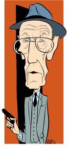 William S Burroughs, caricature de John Minnion - John Minnion