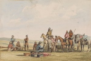 Lieut. Crovers Despatch - Retour du gouverneur Stevens à Fort Benton - John Mix Stanley