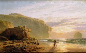 Au large de la côte cornouaillaise, ou Trebariwith Strand