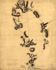 Expédition du gouverneur Tryon à Danbury, 1777. LOC gm71000884