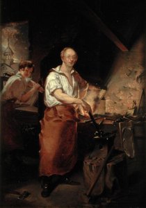 Patrick Lyon à la forge, vers 1826