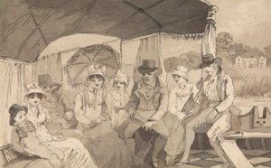Dans le bateau de M. Barnard, Kingston - John Nixon