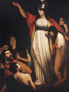 Boadicée haranguant les Bretons